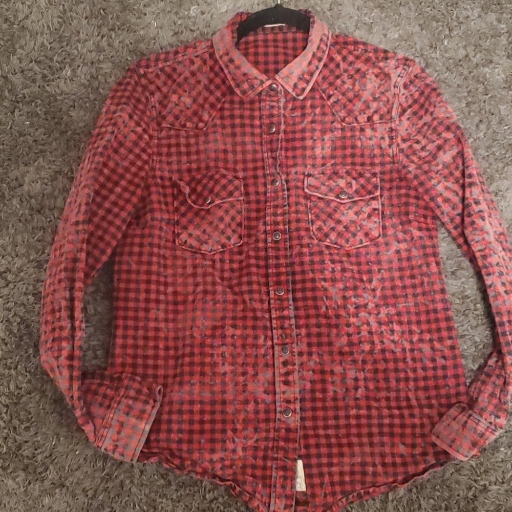 Silver Jeans Co. Flannel Shirt